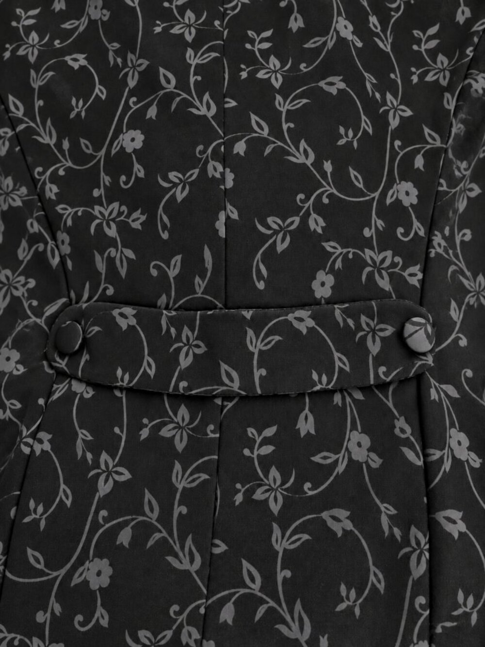 Jessica Howard Black & Gray Floral Long Blazer/Jacket - 10P - Picture 4 of 7